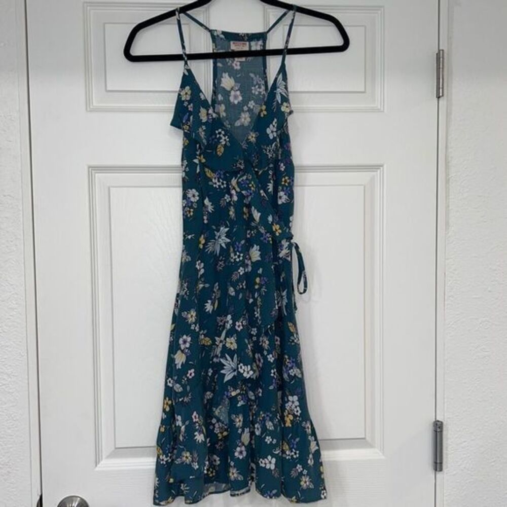 Floral Wrap Style Dress  
